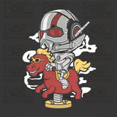 DTF Screen Print Image - Antman Hobby Horse